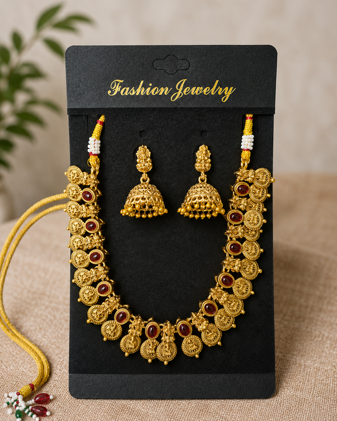 Traditional Temple Jewellery Necklace Set