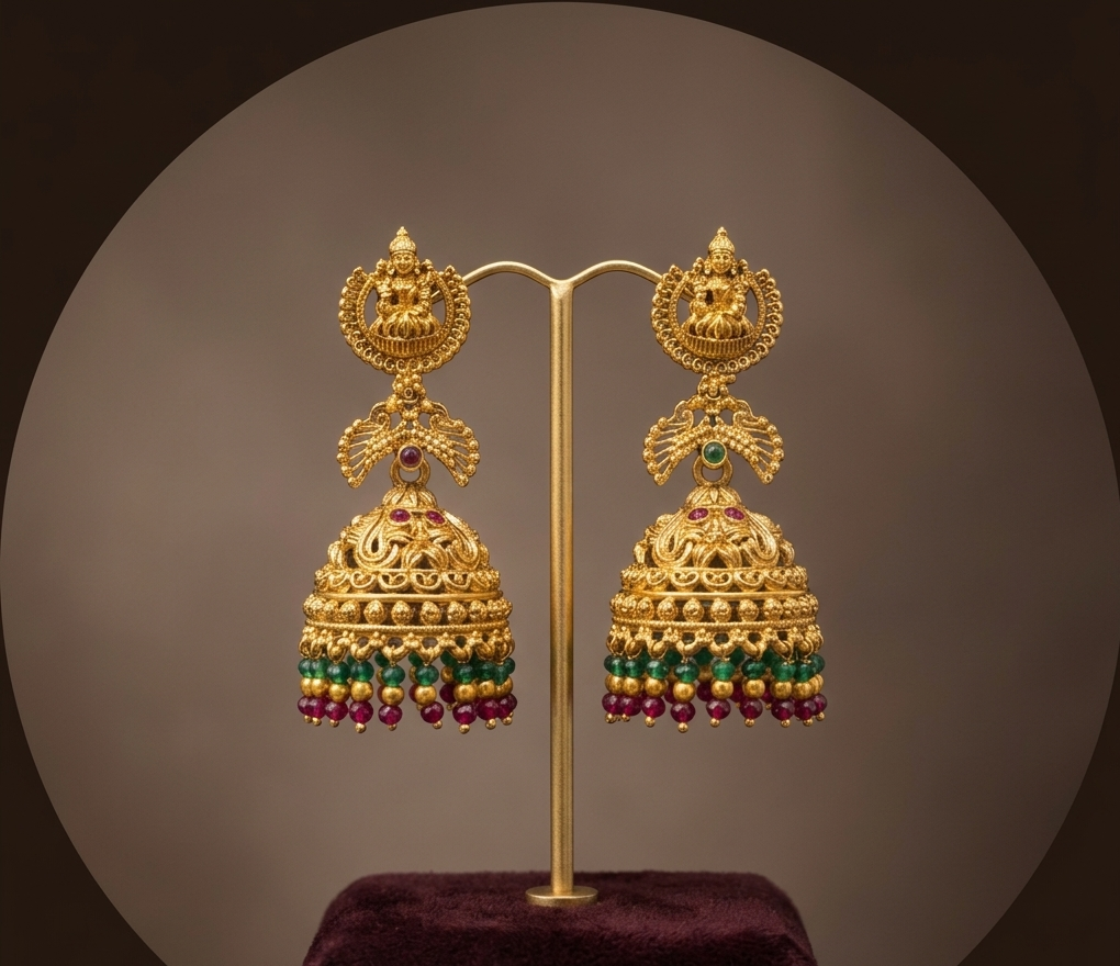 Lakshmi Jhumkas
