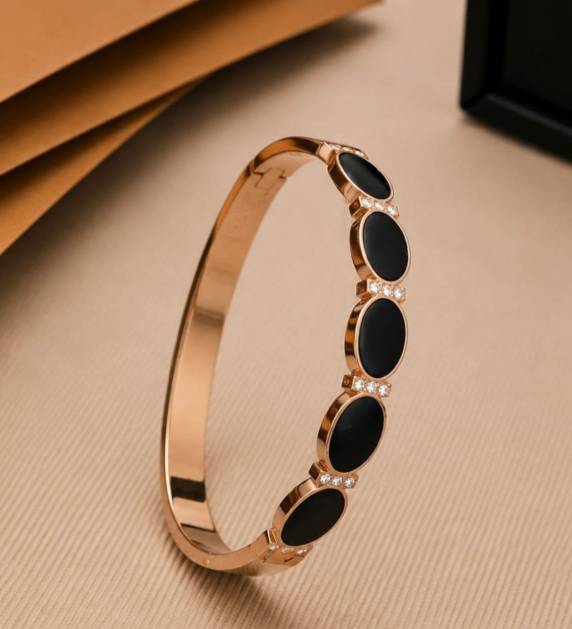 Elegance Rose Gold Bangle